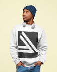 Men's Double Slanted Logo Crewneck Sweatshirt