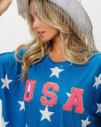 BiBi Fourth Of July Star Knit T-Shirt