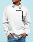 Angled Logo Crewneck Sweatshirt