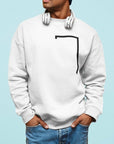 Angled Logo Crewneck Sweatshirt