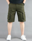 Mens Casual Cargo Shorts with Side Pockets