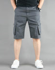 Mens Casual Cargo Shorts with Side Pockets