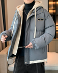 Layered Hooded Puffer Jacket