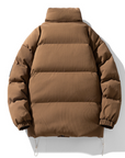 Mens Stand Collar Puffer Jacket