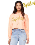 Spoiled Crop Top Hoodie