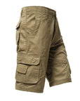 Mens Casual Cargo Shorts with Side Pockets