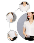 Slim Fit V Neck Blouse
