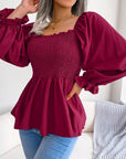 Loose Fit Chiffon Blouse