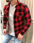Long Sleeve Checkered Shirt