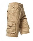 Mens Casual Cargo Shorts with Side Pockets
