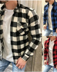 Long Sleeve Checkered Shirt
