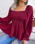 Loose Fit Chiffon Blouse