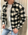 Long Sleeve Checkered Shirt