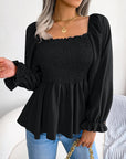 Loose Fit Chiffon Blouse