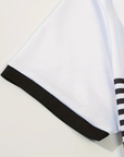 Stripe Short Sleeve Polo Shirt