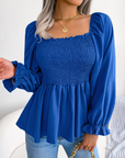Loose Fit Chiffon Blouse