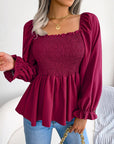 Loose Fit Chiffon Blouse