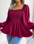 Loose Fit Chiffon Blouse