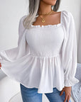 Loose Fit Chiffon Blouse