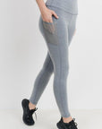 Highwaist Essential Leggings with Mesh Pockets