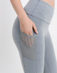 Highwaist Essential Leggings with Mesh Pockets