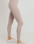 Ribbed Side Seamless Highwaist Leggings