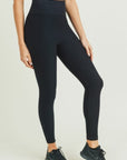 Jacquard & Ribbed Seamless Highwaist Leggings