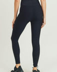Jacquard & Ribbed Seamless Highwaist Leggings