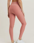 Jacquard & Ribbed Seamless Highwaist Leggings