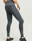Chevron Track Seamless High Waist Leggings