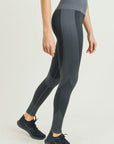 Chevron Track Seamless High Waist Leggings