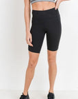 Highwaist Bermuda Leggings with Vertical Zipper
