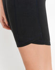 Highwaist Bermuda Leggings with Vertical Zipper