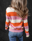 Laylani Stripe Casual Sweater