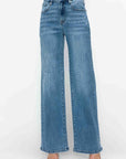 Bytos Full Size High Rise Wide Leg Jeans