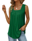 Womens Cute Tank Loose Fit Causal U Neck Top