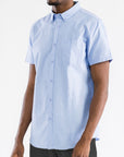 Light Blue Short Sleeve Button Down Shirt