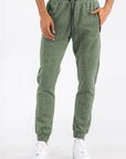 Green Heathered Cotton Sweats