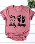 Yes It’s a Baby Bump T-shirt