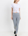 Highwaist Essential Leggings with Mesh Pockets