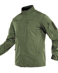 Soft shell Tactical Jacket Mens Warm Military Waterproof Fleece