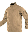 Soft shell Tactical Jacket Mens Warm Military Waterproof Fleece