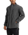 Soft shell Tactical Jacket Mens Warm Military Waterproof Fleece
