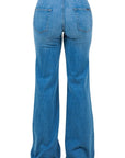 Harley Wide Leg Med Blue- Inseam 32