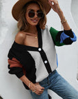 Color Block Cardigan