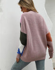 Color Block Cardigan