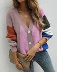 Color Block Cardigan