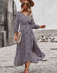 Printed midi dress