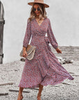 Printed midi dress