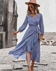 Printed midi dress